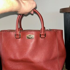Michael Kors Red Tote Bag